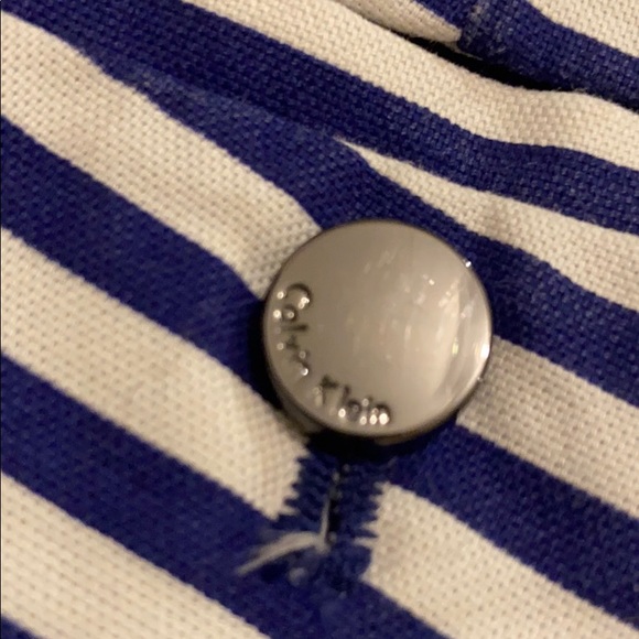 nwot calvin and klein striped twill shorts - Picture 6 of 7